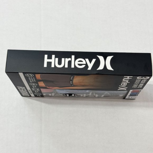 Hurley NWB Sz L 3 Pack Men's Boxer Brief No Fly Punch Regrind - Picture 2 of 8